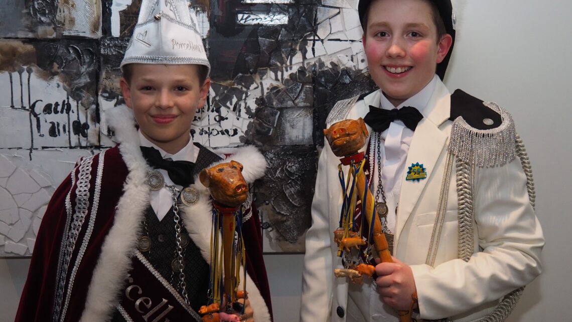 Jeugdprins Porcellus XLV & Adjudant Jasper & Cas